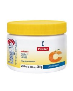 Longlife Cpowder 250 G Integratore Alimentare Di Vitamina C.