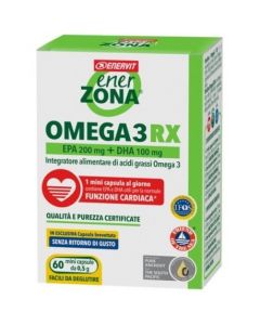 Enerzona Omega3 Rx Integratore Alimentare 60 Minicapsule