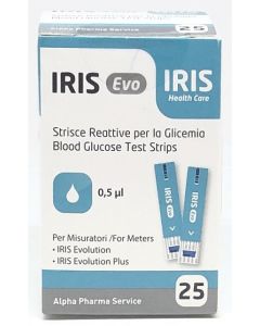Iris Evo Strisce Glicemia 25pz