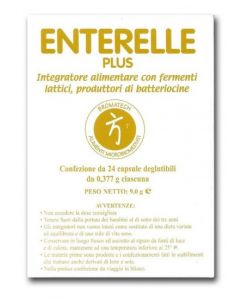 Enterelle Plus 24 Capsule Integratore Alimentare Con Fermenti Lattici
