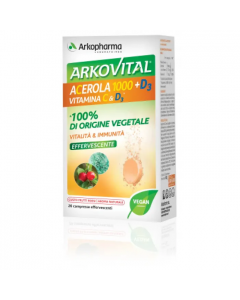Arkovital Vitamine C+d3 20cpr