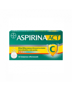 AspirinaAct 10 Compresse Effervescenti