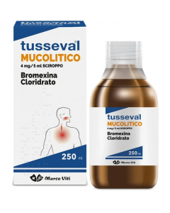 Tusseval Mucolitico Sciroppo 250ml 4mg/5ml
