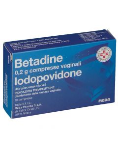 Betadine 200mg 10 Compresse Vaginali