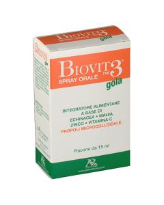 Biovit 3 Gola Spray 1 Flacone 15ml