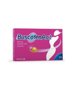 Buscofenact Capsule Molli di Ibuprofene 400 Mg 20 Compresse