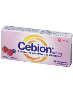 CEBION MASTICABILE SENZA ZUCCHERO VITAMINA C 20 COMPRESSE