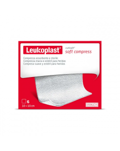 Garza Idrofila Compressa Cutisoft Tessuto Non Tessuto 10x10 Cm 6 Pezzi