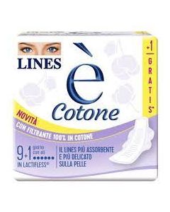 Lines E' Cotone Ali 9+1pz