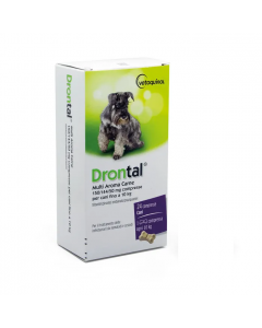 Drontal Multi Aroma Carne 150/144/50 Mg Compresse Per Cani Fino A 10 Kg