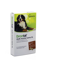 Drontal Multi Aroma Carne Xl 525/504/175 Mg Compresse Per Cani