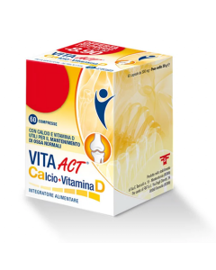 Calcio+vitamina D Act 60cpr