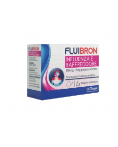 Fluibron Influenza E Raffreddore 600 Mg/10 Mg Granulato In Bustina Paracetamolo/fenilefrina Cloridrato