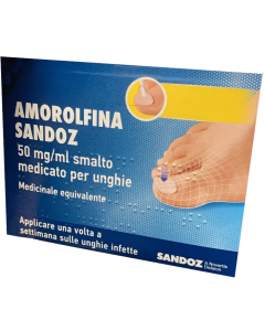 Amorolfina Sandoz 50 Mg/ml Smalto Medicato Per Unghie