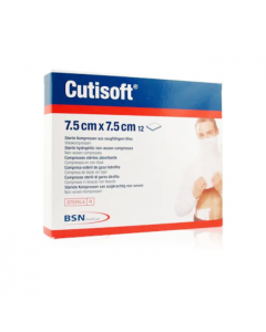 Garza Idrofila Compressa Cutisoft TNT 7,5x7,5cm 12 Pezzi