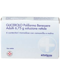 Glicerolo Polifarma Adulti 6,75g Per Stitichezza 6 Contenitori Monodose