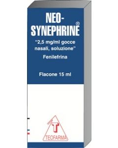 Neo-synephrine 2,5mg/ml Soluzione Gocce Nasali 15ml