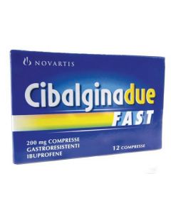CIBALGINA DUE FAST 200 MG COMPRESSE GASTRORESISTENTI