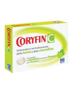 Coryfin Con Vitamina C Pastiglie Gusto Limone 24 Caramelle