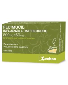 INFLUENZA E RAFFREDDORE 500 mg/ 60 mg granulato per soluzione orale