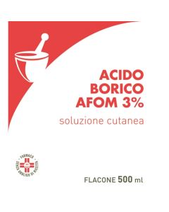 acido Borico Afom 3% Soluzione Cutanea 
