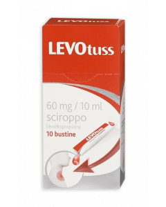 Levotuss sciroppo 10 bustine  60mg/10ml