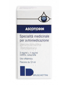 ASCOTODIN 3 MG/ML + 1 MG/ML COLLIRIO, SOLUZIONE