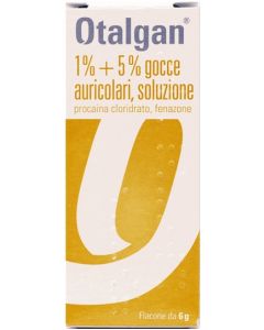 OTALGAN 1% + 5% GOCCE AURICOLARI, SOLUZIONE