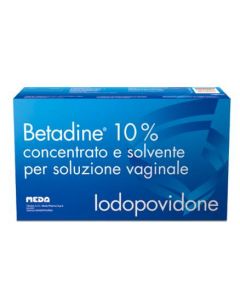 Meda Betadine 10% Concentrato E Solvente Per Soluzione Vaginale 5 Flaconi + 5 Fialette + 5 Cannule