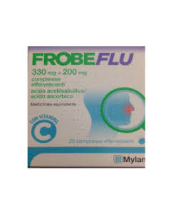 Acido Acetilsalicilico E Vitamina C Mylan 330 Mg + 200 Mg 20 Compresse Effervescenti