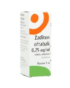 ZADITEN OFTABAK 0,25 MG/ML COLLIRIO SOLUZIONE