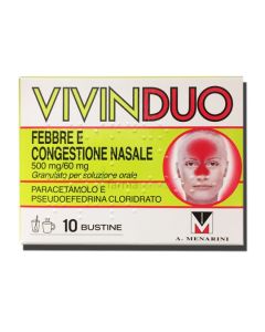 VIVINDUO FEBBRE E CONGESTIONE NASALE 10 BUSTINE