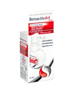 BENACTIVDOL GOLA 8,75 MG/DOSE SPRAY PER MUCOSA ORALE, SOLUZIONE