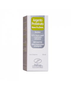 Argento Proteinato New.fa.dem. Gocce Nasali E Auricolari, Soluzione