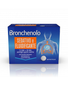 Bronchenolo Sedativo E Fluidificante 20 Pastiglie Da Sciogliere