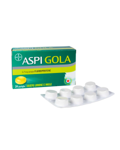 Aspi Gola 24 Pastiglie Limone Miele