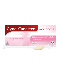 GYNO-CANESTEN MONODOSE 500 MG CAPSULA MOLLE VAGINALE