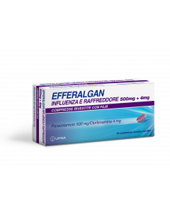 Efferalgan Influenza E Raffreddore 500 Mg + 4 Mg Compresse Rivestite Con Film