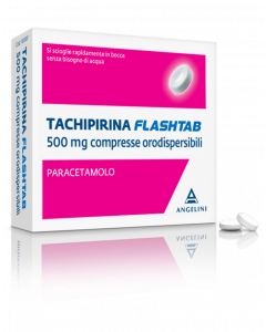 TACHIPIRINA FLASHTAB 500 MG COMPRESSE ORODISPERSIBILI