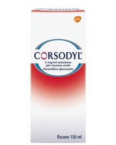 Gsk Corsodyl Soluzione Orale 200mg/100ml Flacone 150ml