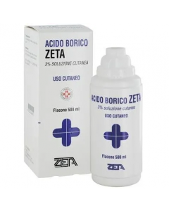 Zeta Acido Borico Soluzione Cutanea 500ml 3%