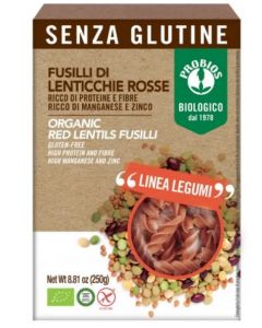 Fusilli 100% Lenticchie Rosse