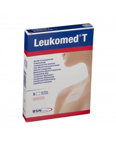 Leukomed T Medicazione Adesiva Trasparente 8x10cm 5 Pezzi