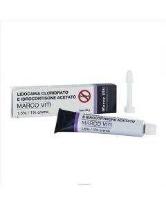 Marco Viti Lidocaina Idrocortisone Crema Rettale 30g 15mg /g + 10mg/g