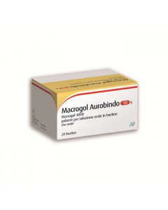 Macrogol Aurobindo 10 G Polvere Per Soluzione Orale In Bustine