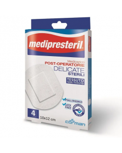 Medipresteril Medicazioni Post Operatorie Delicate 10 X 12 4 Pezzi