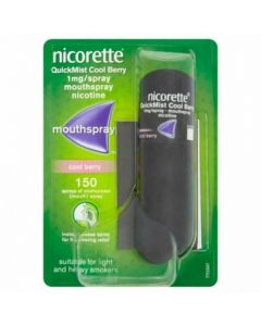 NicoretteQuick Spray 1 Flaconcino 150 Dosi Soluzione Oromucosale 1mg/Erogazione Frutti Rossi