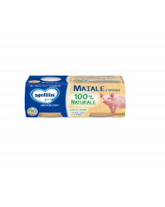 Mellin Omog Maiale 2x80g