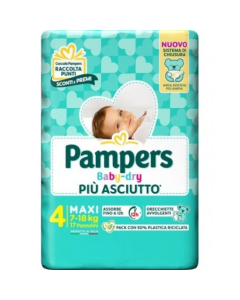 Pampers Bd Downcount Maxi 17pz
