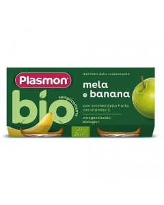 Plasmon Omog Banana Mela Bio2p